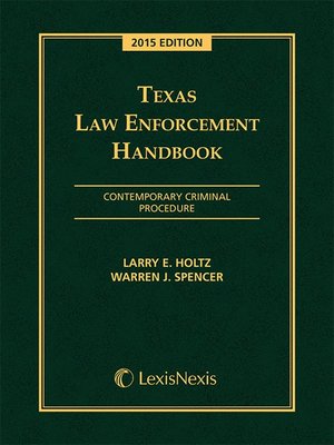 cover image of Texas Law Enforcement Handbook